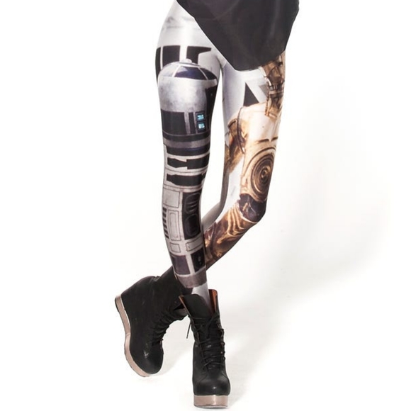 🥰Blackmilk L, Star Wars Artoo & Threepio Leggings - Picture 6 of 11